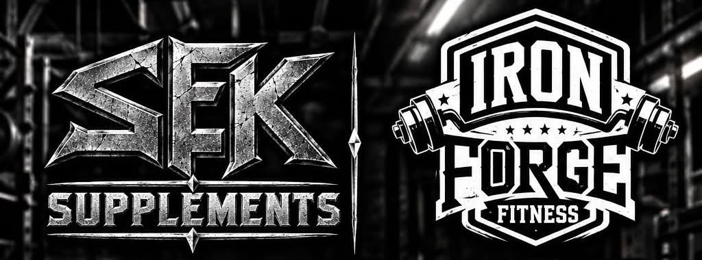SEK Supplements and Iron Forge Fitness brand artwork
